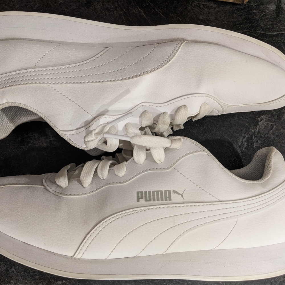 Puma Turin 2 white on white